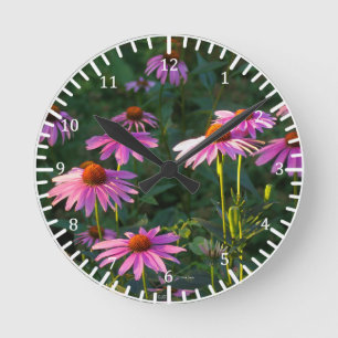 Pink Daisies clock