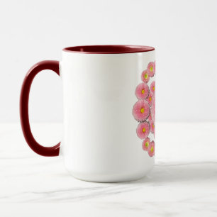 Pink Daisies  Combo Mug