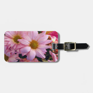 Pink Daisies_ Luggage Tag