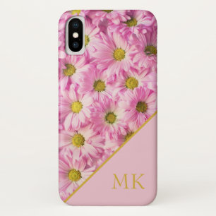 Pink Daisies Monogram Case-Mate iPhone Case