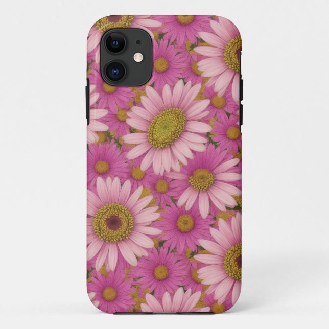 Pink Daisies Phone Case (Back)