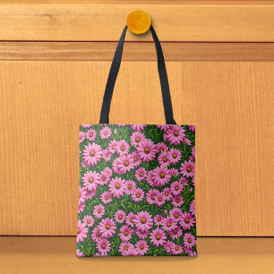 Pink Daisies Tote Bag