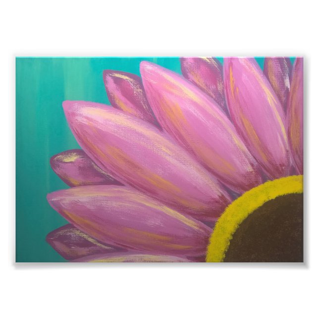 Pink Daisy 5x7 Print (Front)