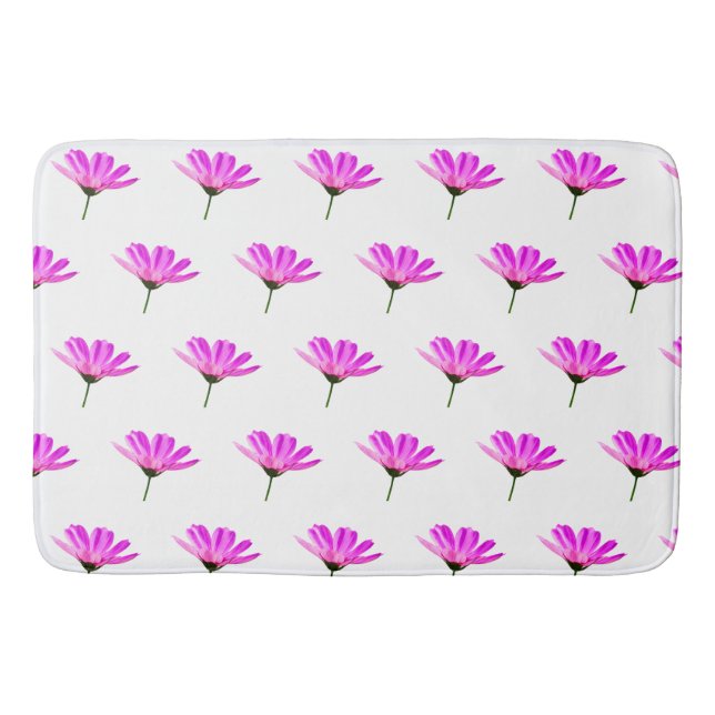 Pink Daisy   Bath Mat (Front)