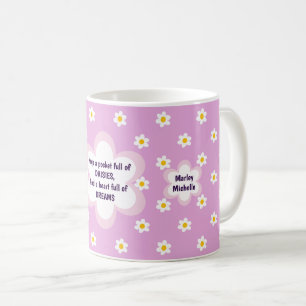 Pink Daisy-chain Classic Coffee Mug
