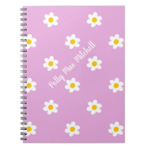 Pink Daisy-Chain Classic Notebook