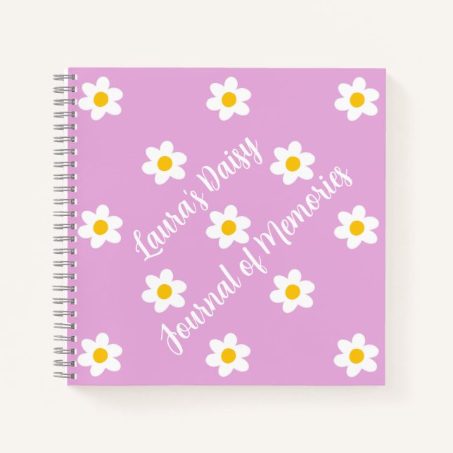 Pink Daisy-Chain Journal (Front)
