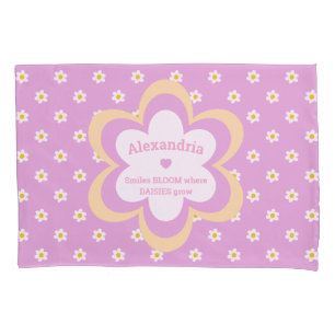 Pink Daisy-Chain Standard Pillow Case