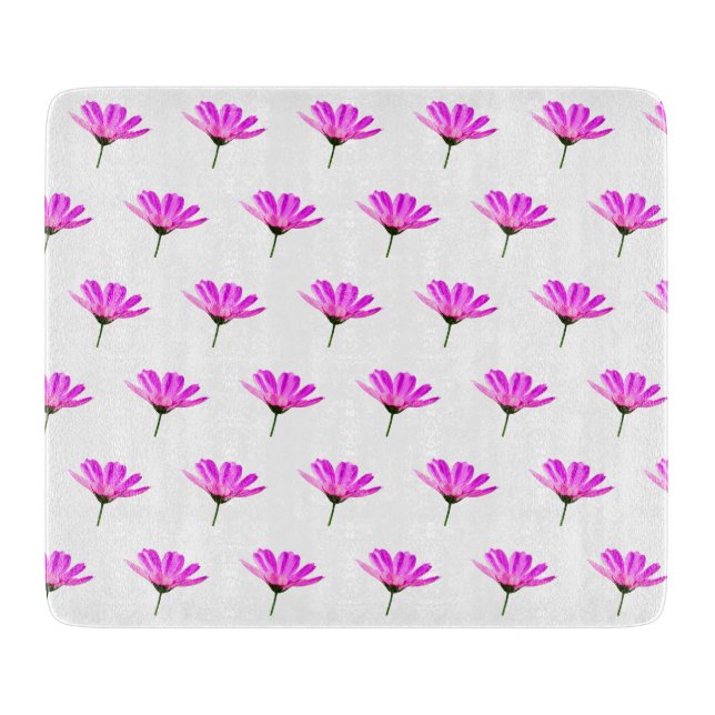 Pink Daisy  Cutting Board (Front)
