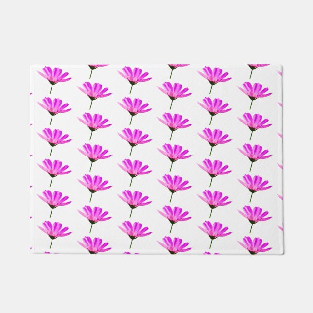 Pink Daisy  Doormat (Front)