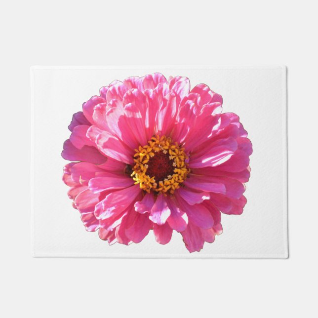 Pink Daisy Doormat (Front)
