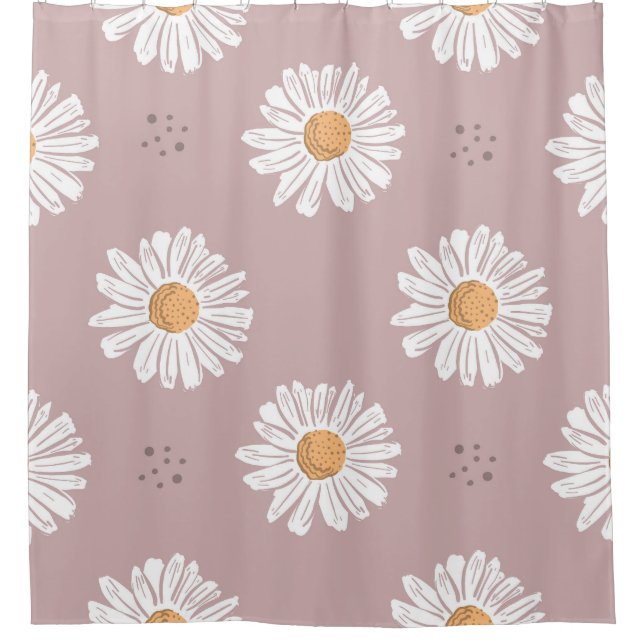 Pink Daisy: Floral Repeat Pattern. (Front)