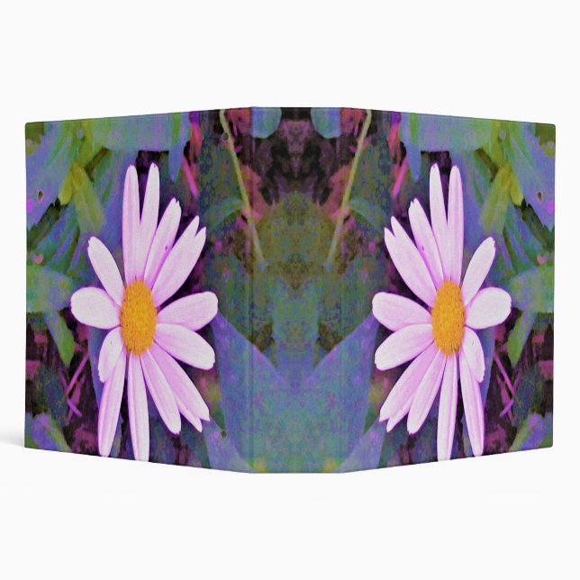 Pink Daisy Flower Binder (Background)