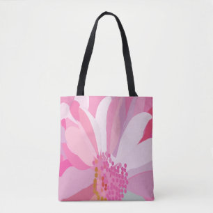 Pink Daisy Flower    Tote Bag