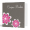 Pink Daisy Flowers Coupon Organizer