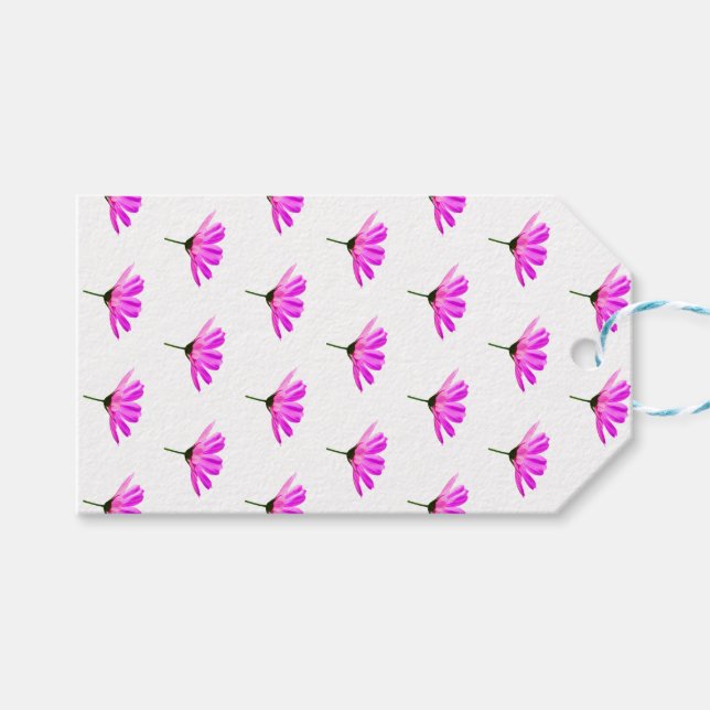 Pink Daisy   Gift Tags (Front (Horizontal))
