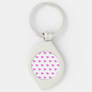 Pink Daisy   Keychain