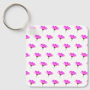 Pink Daisy   Keychain