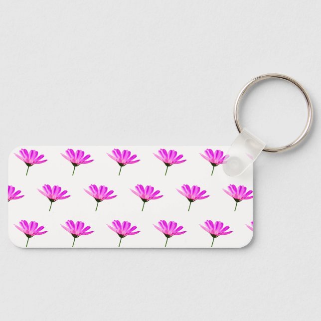 Pink Daisy  Keychain (Front)