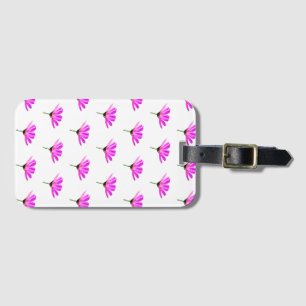 Pink Daisy  Luggage Tag