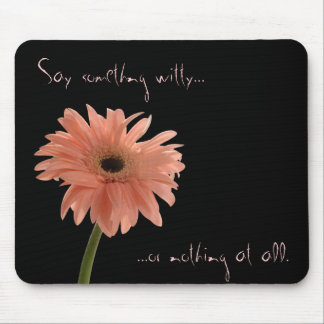 Pink Daisy Mouse Pad