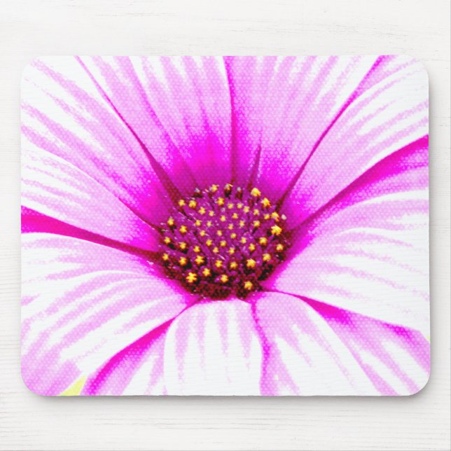 Pink Daisy Mousepad (Front)