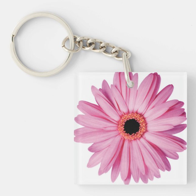 Pink Daisy Petals - Super Cute Keychain (Front)