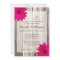 Pink Daisy Rustic Barn Wood Bridal Shower