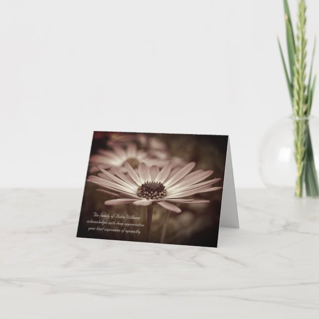 pink daisy sympathie merci (Devant)
