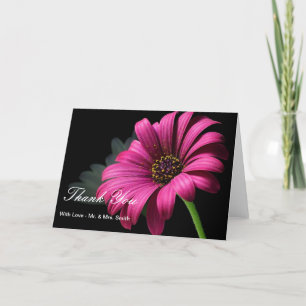 Pink Daisy Thank You Note