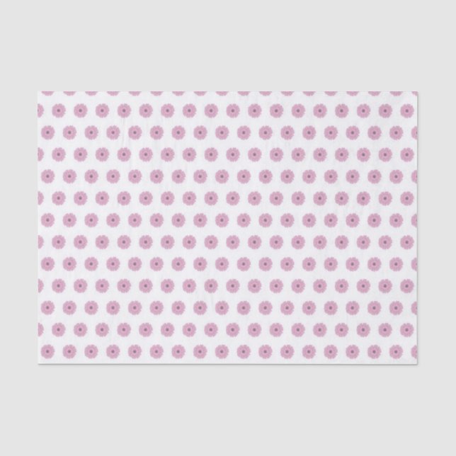 Pink Daisy Tissue Paper (Front)