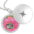 Pink Daisy Ultrasound Necklace