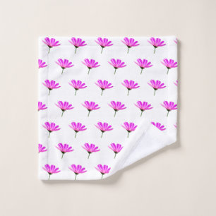 Pink Daisy   Wash Cloth