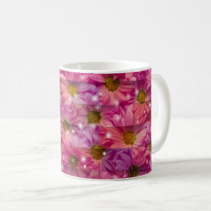 Pink Daisy Weave Coffee Mug