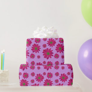 Pink Daisy Wrapping Paper
