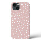 Pink Dalmatian Spots, Dalmatian Dots, Dotted Print