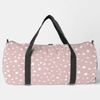 Pink Dalmatian Spots, Dalmatian Dots, Dotted Print
