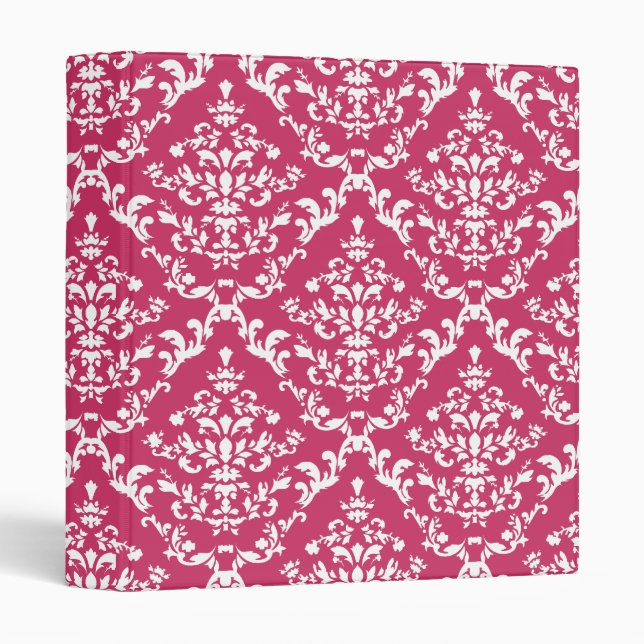 Pink Damask #1 @ VictoriaShaylee Binder (Front/Spine)