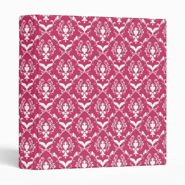Pink Damask #5 @ VictoriaShaylee Binder (Front/Spine)