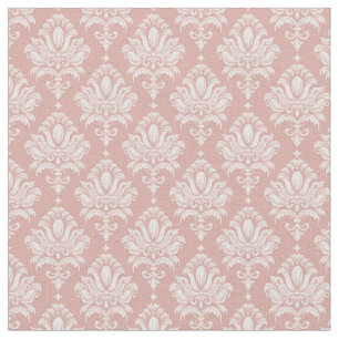 Pink Damask Fabric
