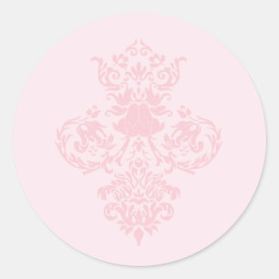 pink damask seal