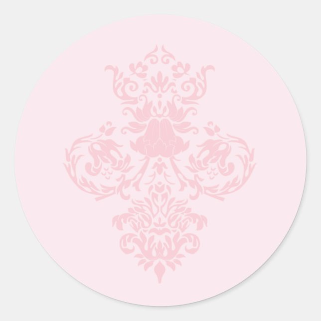 pink damask seal (Front)