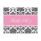 Pink Damask Wedding Table Number