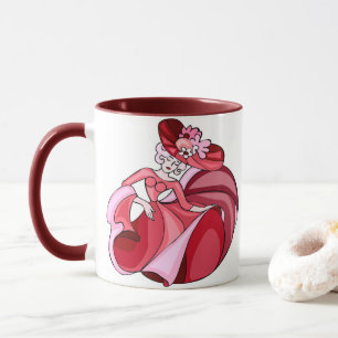 Pink Dancing Girl Mug