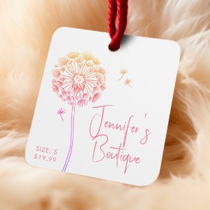 Pink Dandelion Boutique Price Tags