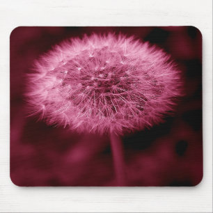 Pink Dandelion Mousepad