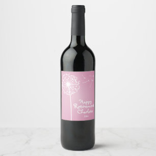 Pink Dandelion, Party Wine Label