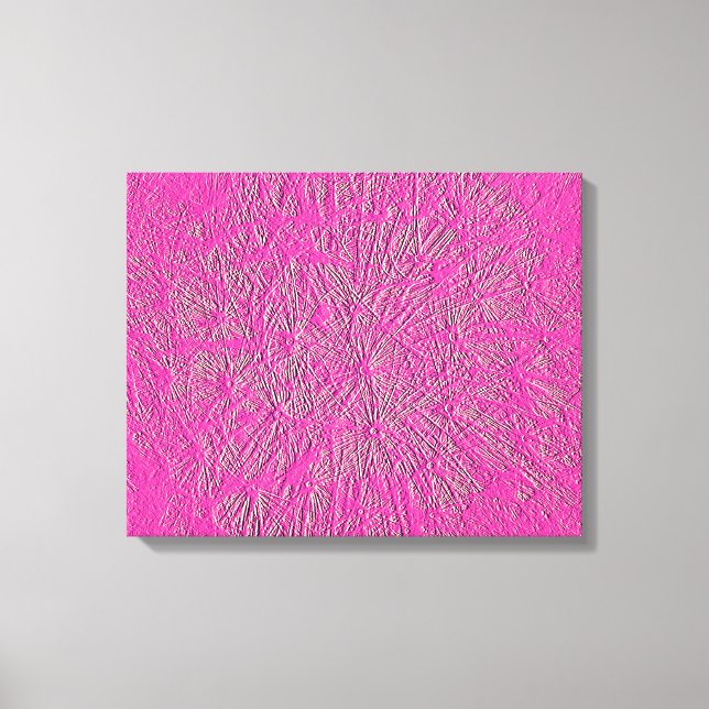PINK DANDELIONS CANVAS PRINT (Front)