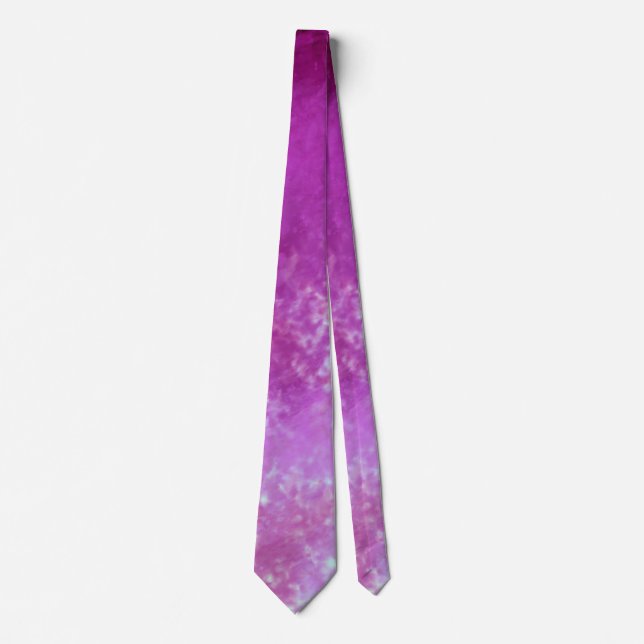 Pink Dark Cloud Effect Tie – Stand Out in Style (Front)