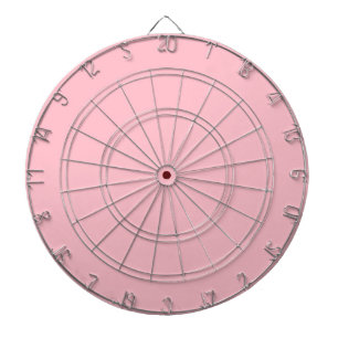 Pink Dartboard with Darts